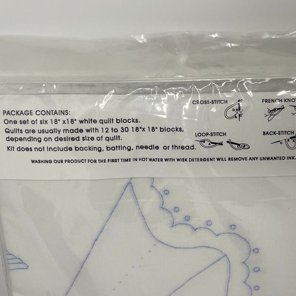 VTG White Quilt Blocks - Picture 4 of 5